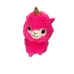 Peek a boo toys Hot‎ Pink Unicorn Llama Stuffed Plush Animal Toy